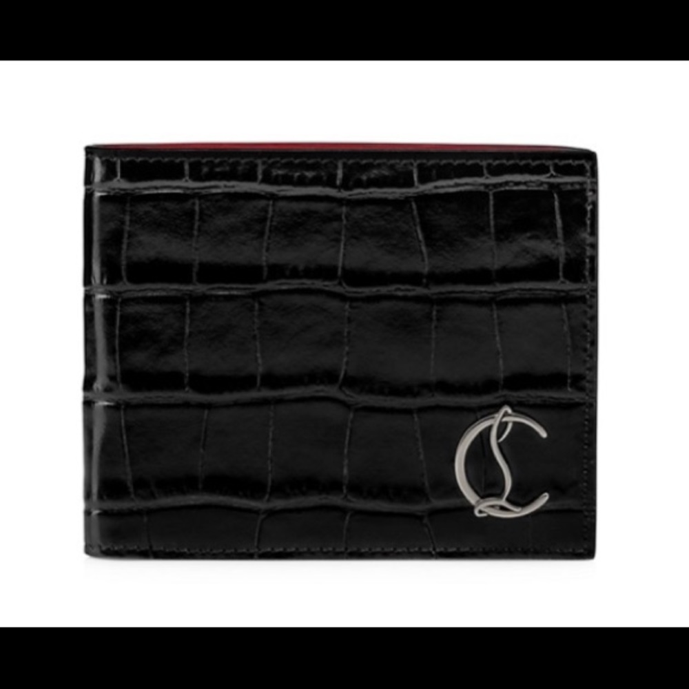 🔥Christian Louboutin Croc Bi-Fold Wallet🔥